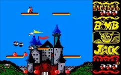 une photo d'Ã©cran de Bomb Jack sur Amstrad CPC